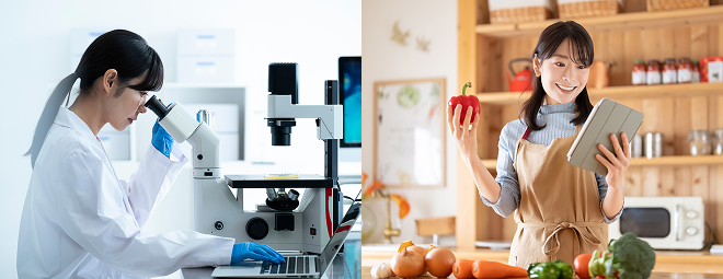 腸内検査&食習慣サポートイメージ