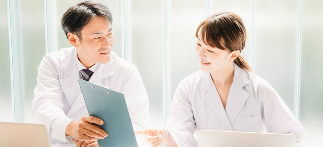 自分の腸を”見える化”して、健康状態を把握するイメージ